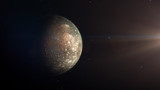 Fototapeta Kosmos - Moon Callisto satellite of Jupiter
