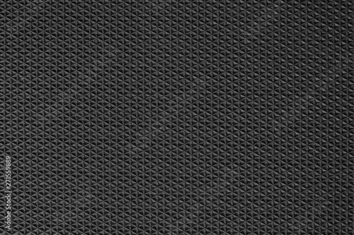 Fotomural Black rubber texture background with seamless pattern.
