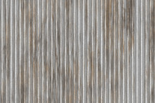Metal Sheet Texture. Corrugated Metal Panel With Rust. Old Steel Background
