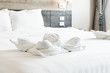 © topntp - beautiful towel on bed