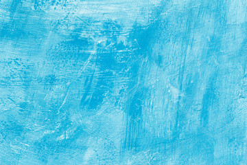 Wall Mural - Abstract blue paint on a surface, texture art background