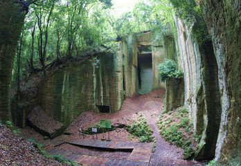 Wall Mural - Japanese Mysterious Fantastic Quarry ruins