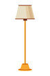 floor lamp icon cartoon isolated