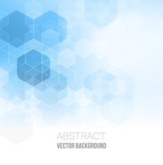 Abstract Hexagonal Background. Vector. Abstract hexagonal shapes