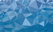 © cvaradinac - Abstract polygon blue graphic pattern composed of triangles. Vector graphic wallpaper.