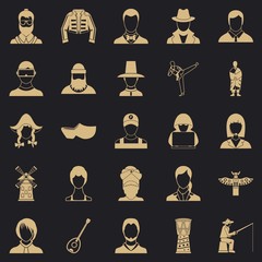 Wall Mural - Burgher icons set. Simple set of 25 burgher vector icons for web for any design