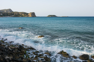 Waves in a bay of the Sea.