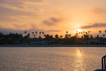 Wall Mural - sunset on the beach