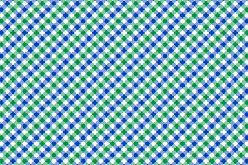 Wall Mural - mint and light blue gingham pattern. texture from rhombus/squares for - plaid, tablecloths, clothes,