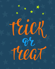 Sticker - Halloween lettering typography