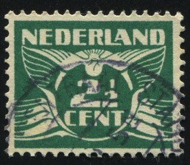 Sticker - Netherlands retro stamp