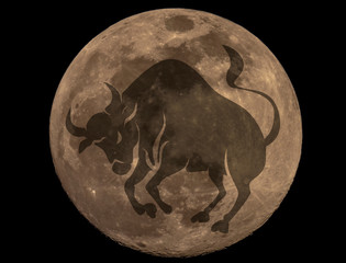  Full Moon Photo with Horoscopes