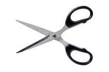 Scissors On A White Background