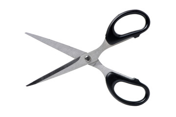 scissors on a white background