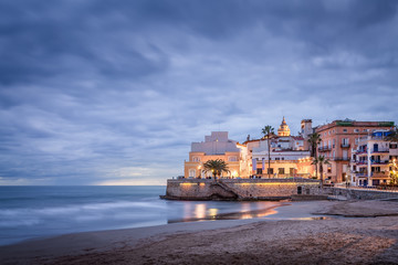 Wall Mural - Sitges is a town near Barcelona in Catalunya, Spain. It is famous for its beaches and nightlife.