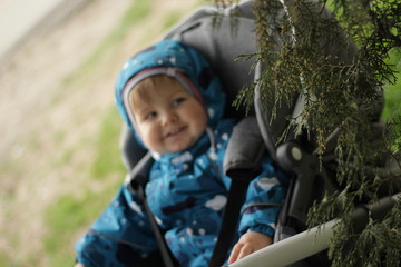 little boy in the park