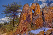 © robertharding - A granite rock formation along the Hole in the Wall Trail in Constellation Park in Prescott giving the trail its name, Arizona