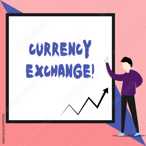 Text Sign Showing Currency Exchange Busine!   ss Photo Text Process Of - 
