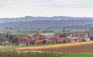 Wall Mural - Bretzfeld in Hohenlohe