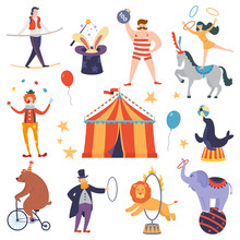 free circus vector clipart