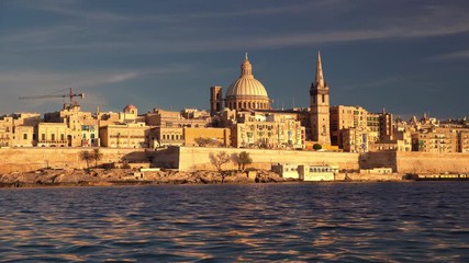 Wall Mural - Malta. Valletta skyline