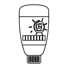 Poster - solar blocker bottle product icon