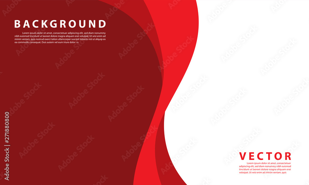 Red background vector illustration lighting effect graphic for text and ...