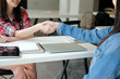 © 88studio - asian girl teenager friends shaking hands. teamwork, friendship