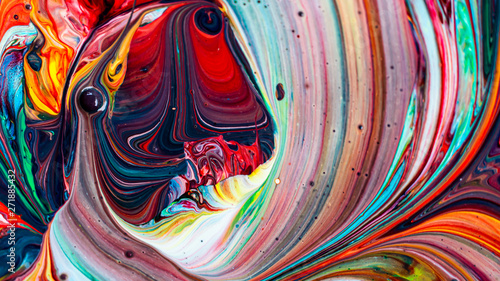 Fotografia Abstract background of colorful mixed paint