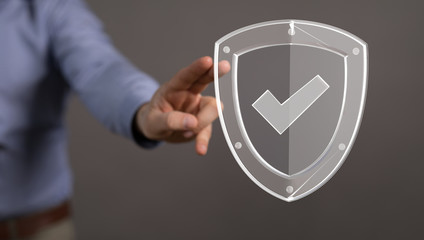 security data code digital in hand