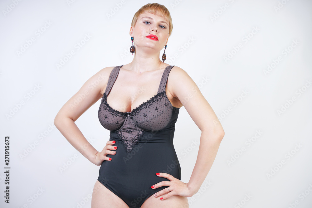 short hair sexy lingerie Sensual Short Hair Model in Lingerie Stock Photo main image 1
