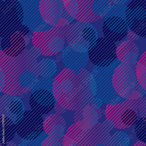 Elegant geometric blue and ...