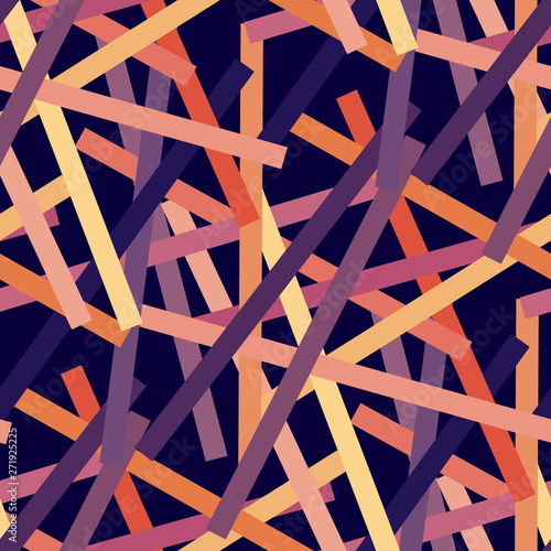 Vintage violet and orange g...