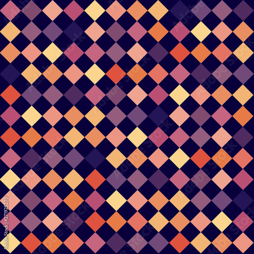 Checkered vintage color sea...