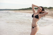 © zhagunov_a - Beautiful girl in bikini on the beach