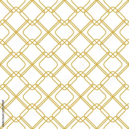 Seamless geometric pattern on a white background