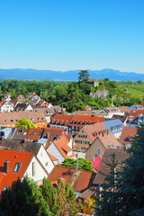 Wall Mural - vieux brisach en allemagne