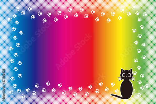 Background Wallpaper Vector Illustration Design Free Free Size Charge Free Colorful Color Rainbow Show Business Entertainment Party Image 背景素材壁紙 写真フレーム メッセージ枠 猫 足跡 肉球 ペット コピースペース 動物病院 広告宣伝 Stock Vector Background Wallpaper Vector Illustration Design Free Free Size Charge Free Colorful Color Rainbow Show Business Entertainment Party Image 背景素材壁紙 写真フレーム メッセージ枠 猫 足跡 肉球 ペット コピースペース 動物病院 広告宣伝 Stock Vector