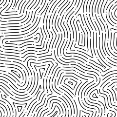 Fingerprint seamless background on square shape.