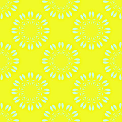 Beauty vintage yellow texture, floral pattern