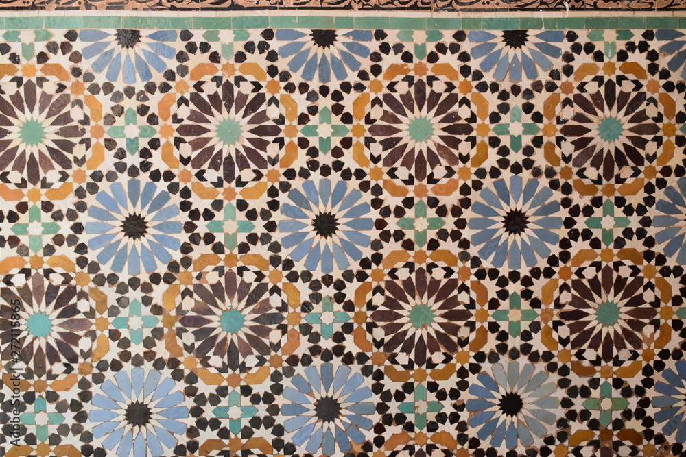 Obraz na płótnie Mozaika marokańska, marrakesh w salonie