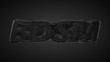 © kmls - bdsm concept with latex covered text. 3d illustration