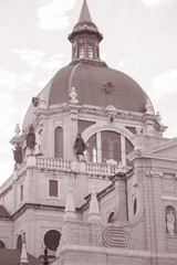 Canvas Print - Almudena Cathedral Church, Madrid