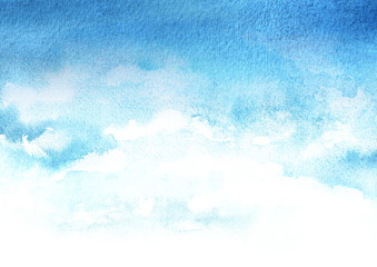 blue sky with clouds