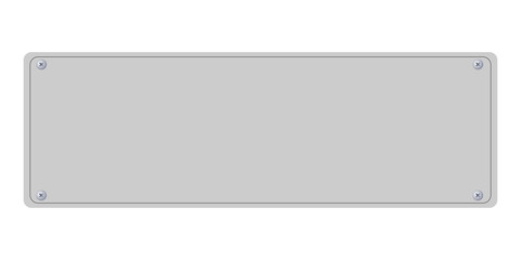 Wall Mural - empty plate for your text white background