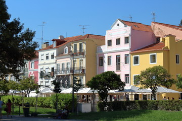 Canvas Print - Buildings in Belem, Lisbon, Portugal