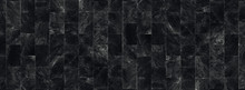 Black Marble Floor Texture For Background.