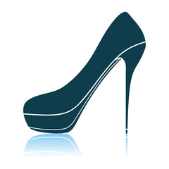 Canvas Print - High Heel Shoe Icon