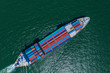 © SHUTTER DIN - business large cargo containers ship logistics transportation international export and import services by the sea