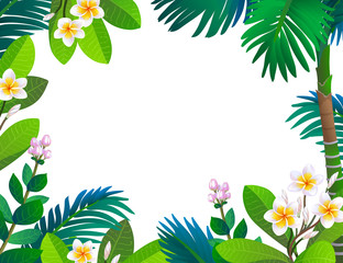 Canvas Print - summer banner template.